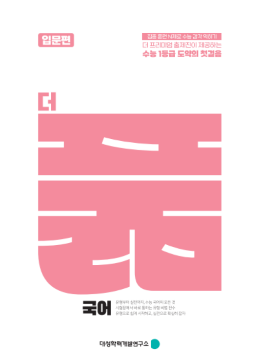 더풂 입문편 국어